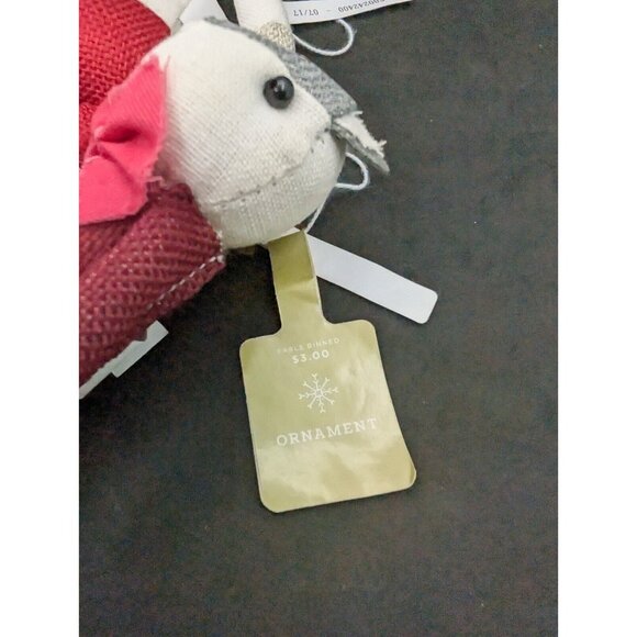 2017 Target Fable Binned Lion And Squirrel Ornaments Plush Set Of 2 Around 7" - Picture 9 of 12